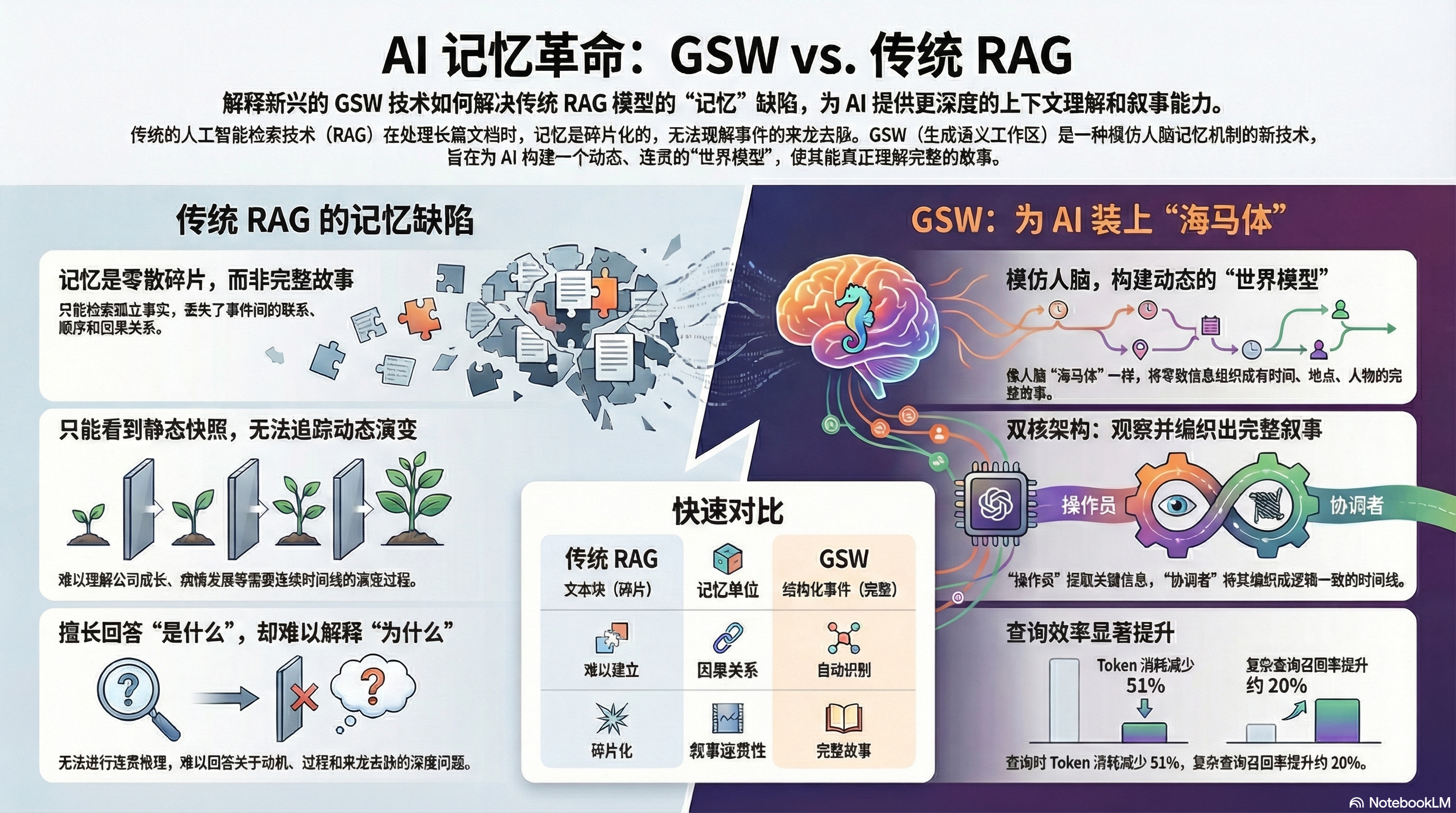 AI记忆革命:GSW vs.传统 RAG